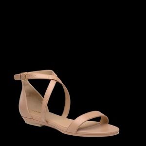 Pashion Footwear The Sandal - Latte Leather Size 9.59.5